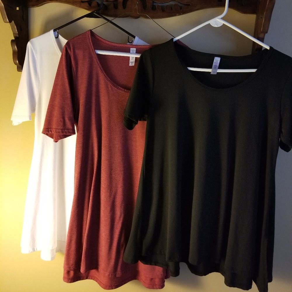 3 Lularoe Perfect T Shirts